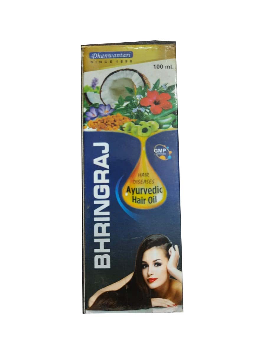 Dhanwantari Bhringraj hair oil - Rajulretails