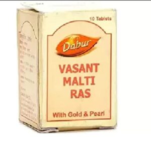 Buy Dabur Vasant Malti Ras 10 tablet at discounted prices from rajulretails.com. Get 100% Original products at discounted prices.