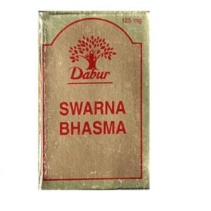Buy Dabur Swarna Bhasma -125 mg at discounted prices from rajulretails.com. Get 100% Original products at discounted prices.