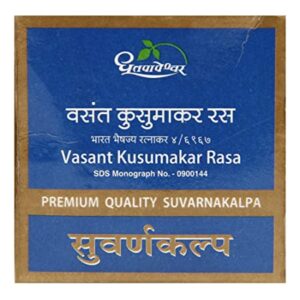 Buy Dhootapapeshwar Vasant kusmakar ras 30 tablet at discounted prices from rajulretails.com. Get 100% Original products at discounted prices.
