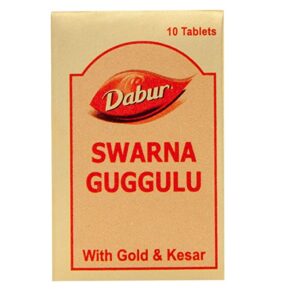 Buy Dabur Swarna Guggulu at discounted prices from rajulretails.com. Get 100% Original products at discounted prices.