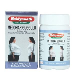 Buy Baidyanath Medohar Guggulu at discounted prices from rajulretails.com. Get 100% Original products at discounted prices.