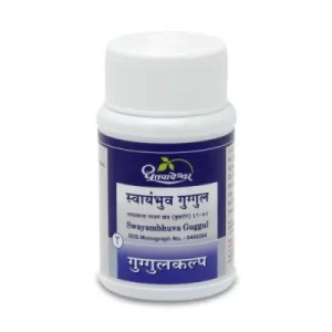 Buy Dhootapapeshwar Swayambhuva guggul at discounted prices from rajulretails.com. Get 100% Original products at discounted prices.